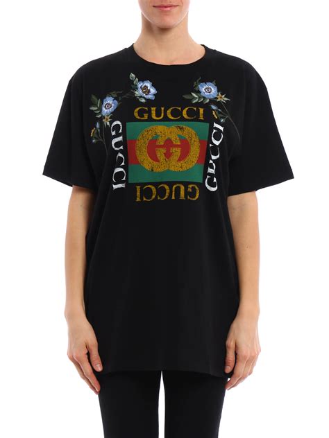 gucci black shirt with garden flowers|Gucci long sleeve shirts.